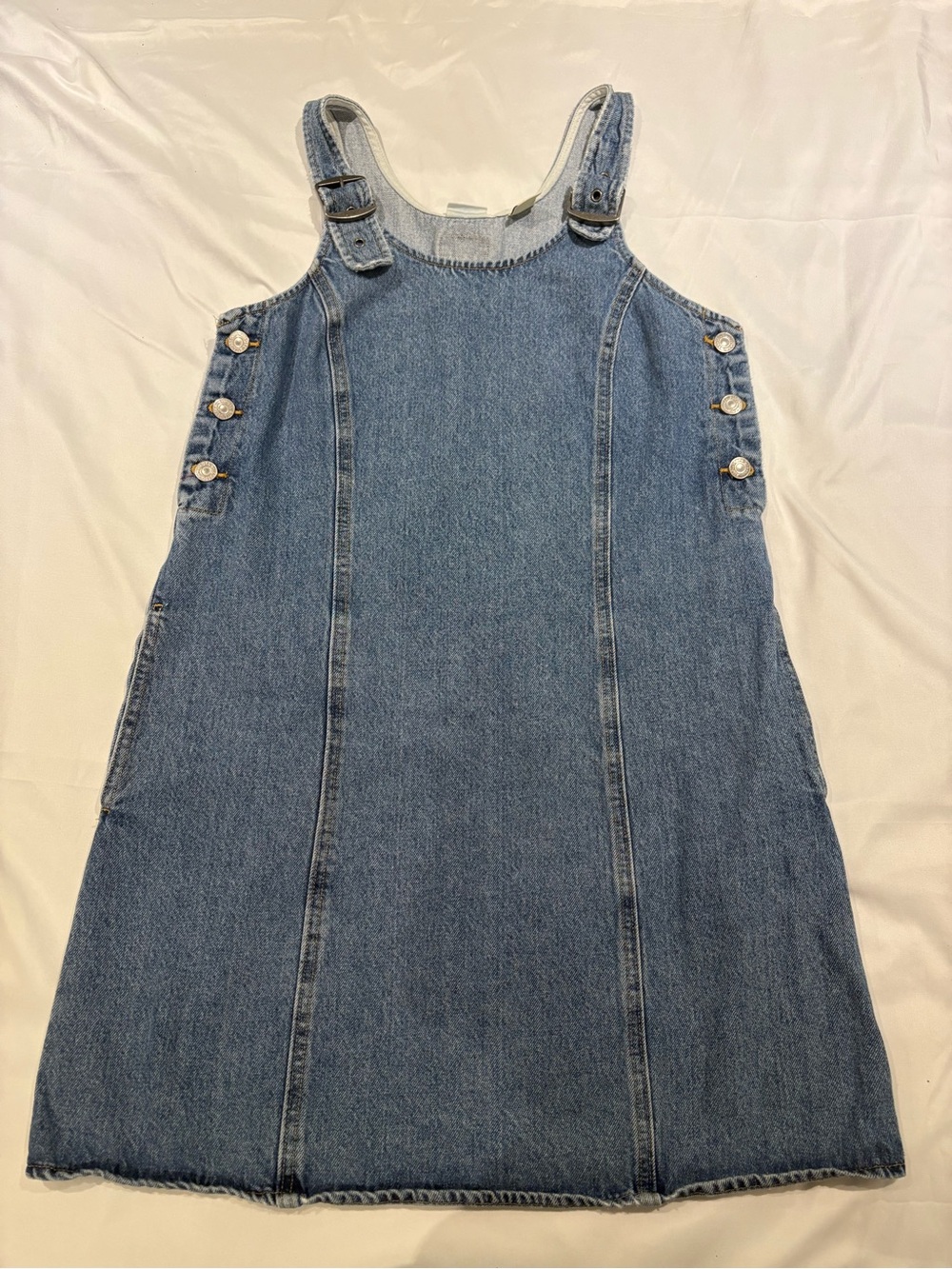 Levi's Light Blue Denim Pinafore Dress for women